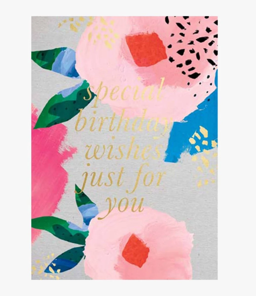 Special Birthday Wishes Just For You Greeting Card by Aura