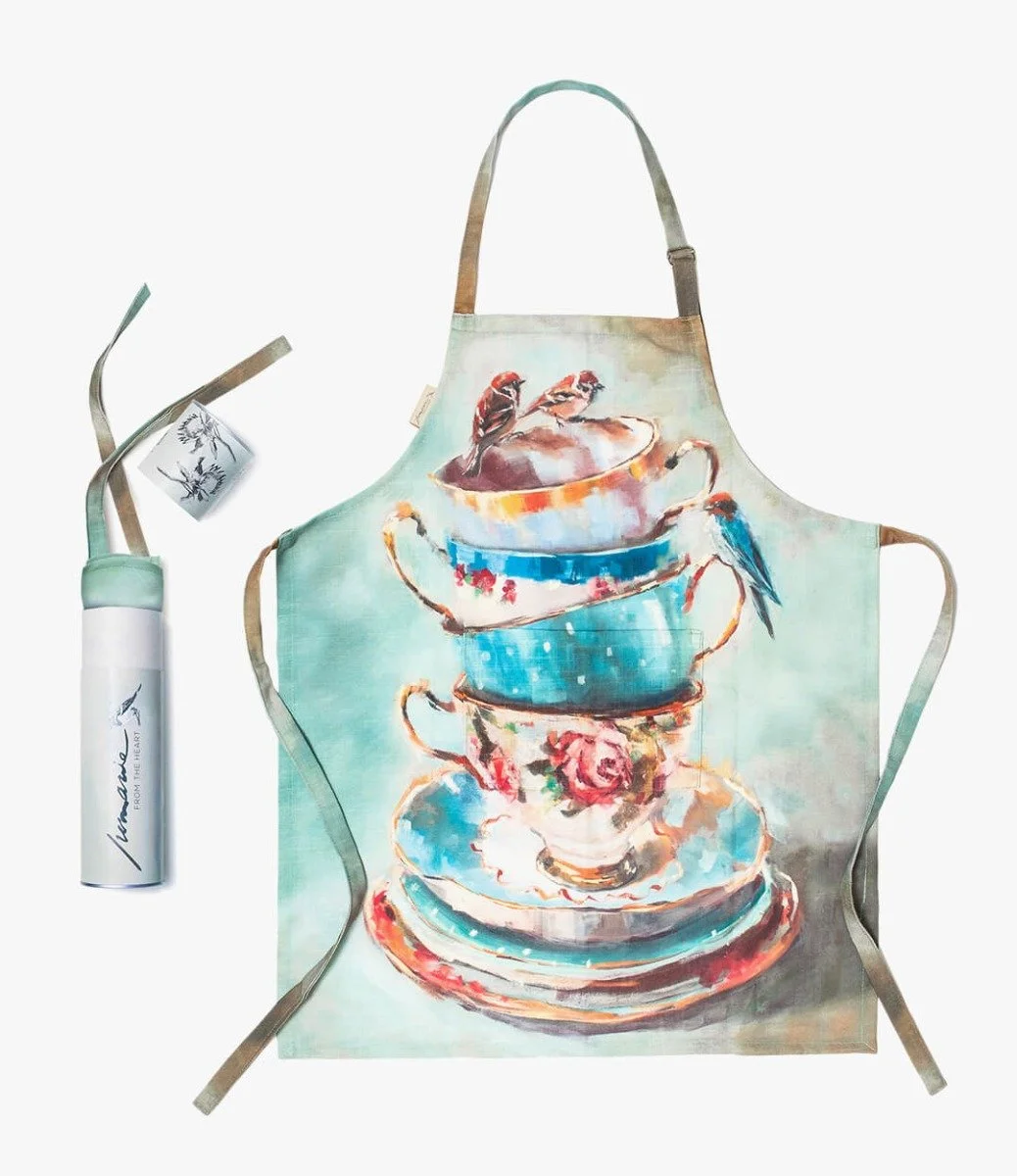 Stack of Cups Apron By Jumarie From The Heart