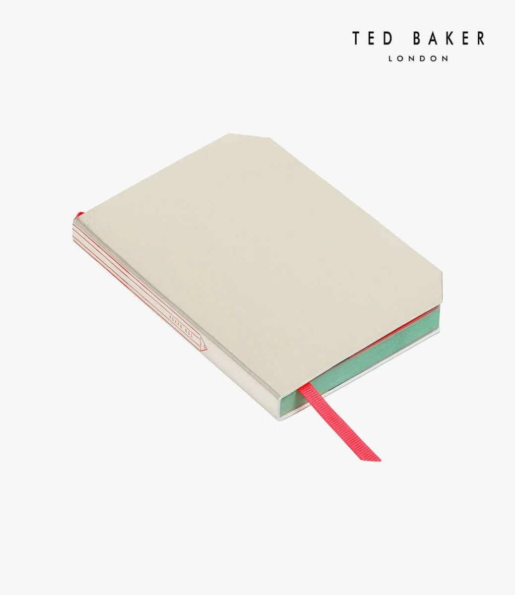 Mini Notebook - Gold - by Ted Baker