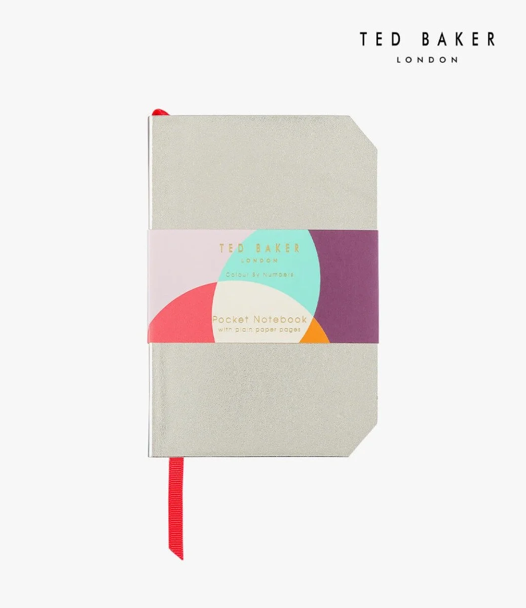 Mini Notebook - Gold - by Ted Baker