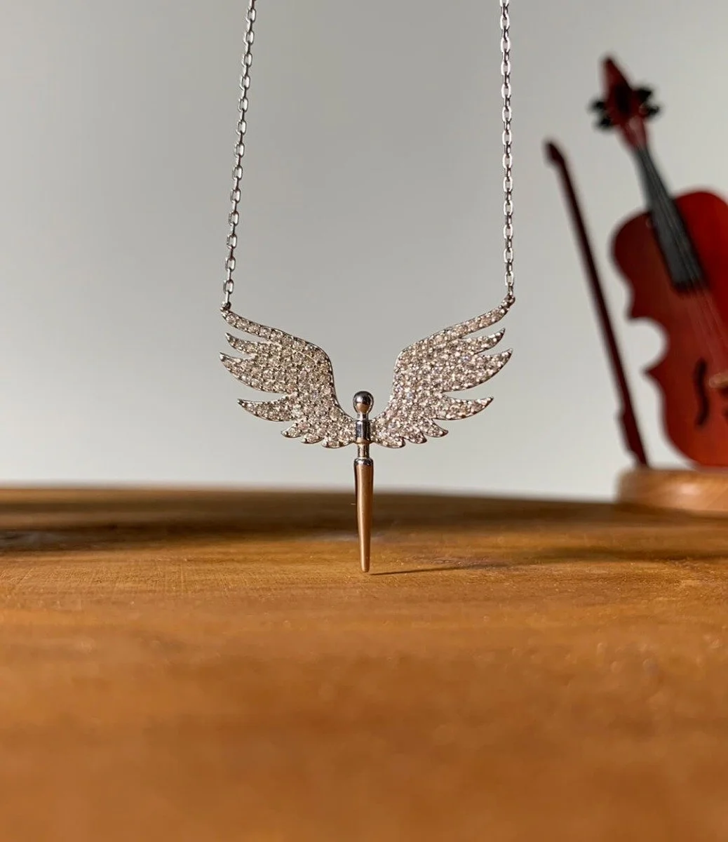 The Angel Necklace-Silver