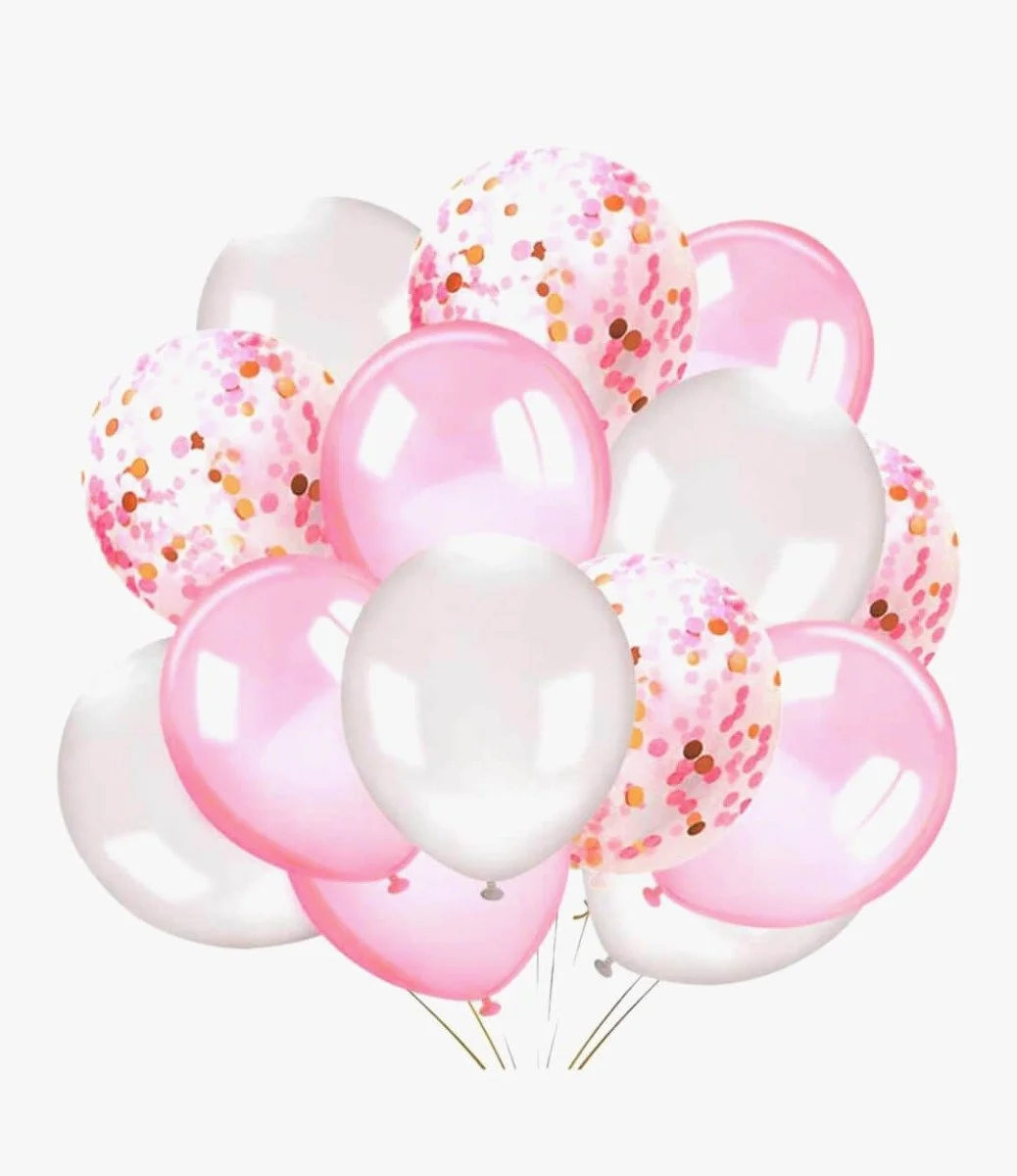 The Pink Surprise Latex Balloons