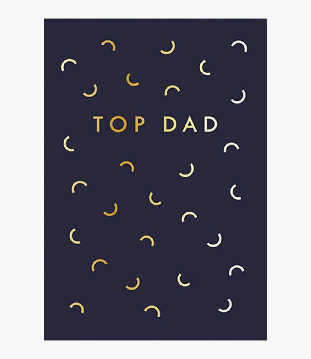 Top Dad Greeting Card by Goodhands