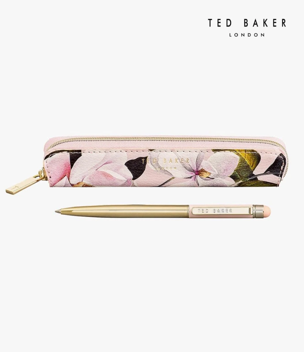 Opal Pink Touch Screen Pen & Pouch by Ted Baker