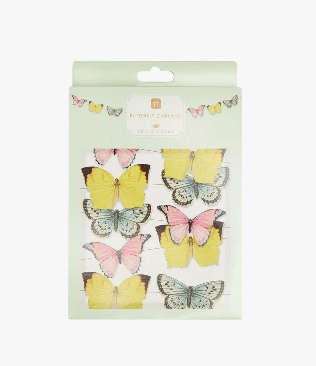 Truly Fairy Butterfly Bunting 5meters by Talking Tables