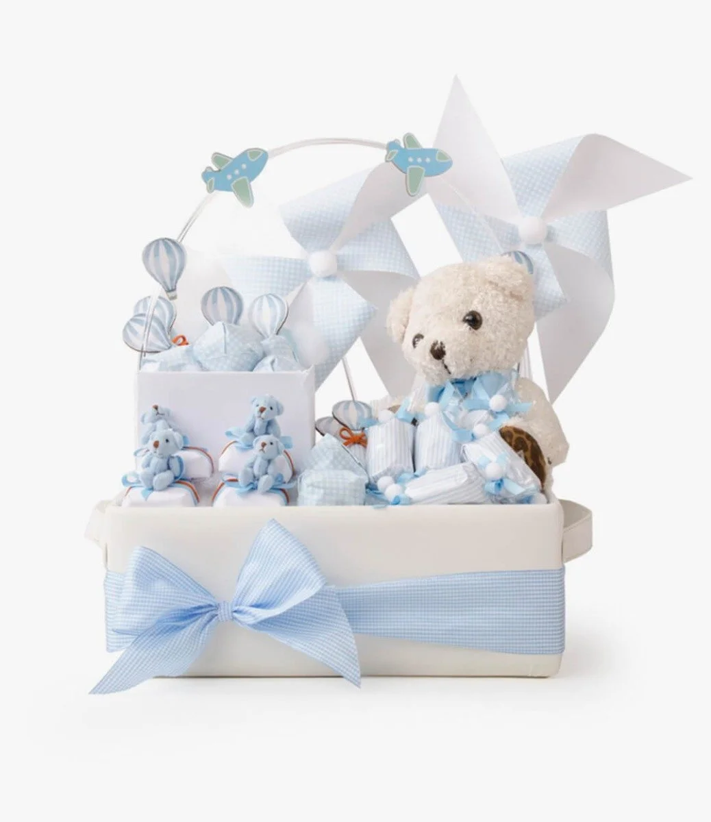 Up, Up & Away Baby Gift Basket - Small