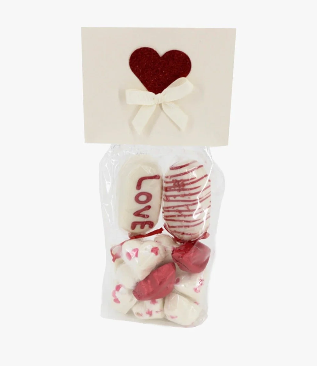 Valentine Chocolate Hearts & Chocolate Cake Pops Combo by Le Chocolatier Dubai