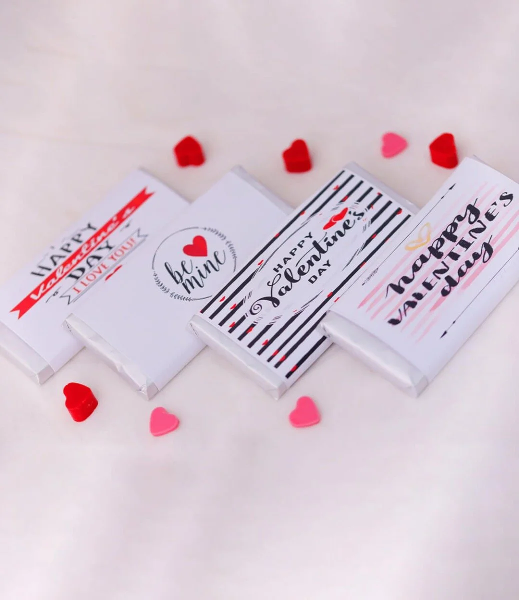 Valentine's Greeting Chocolate Bars by NJD