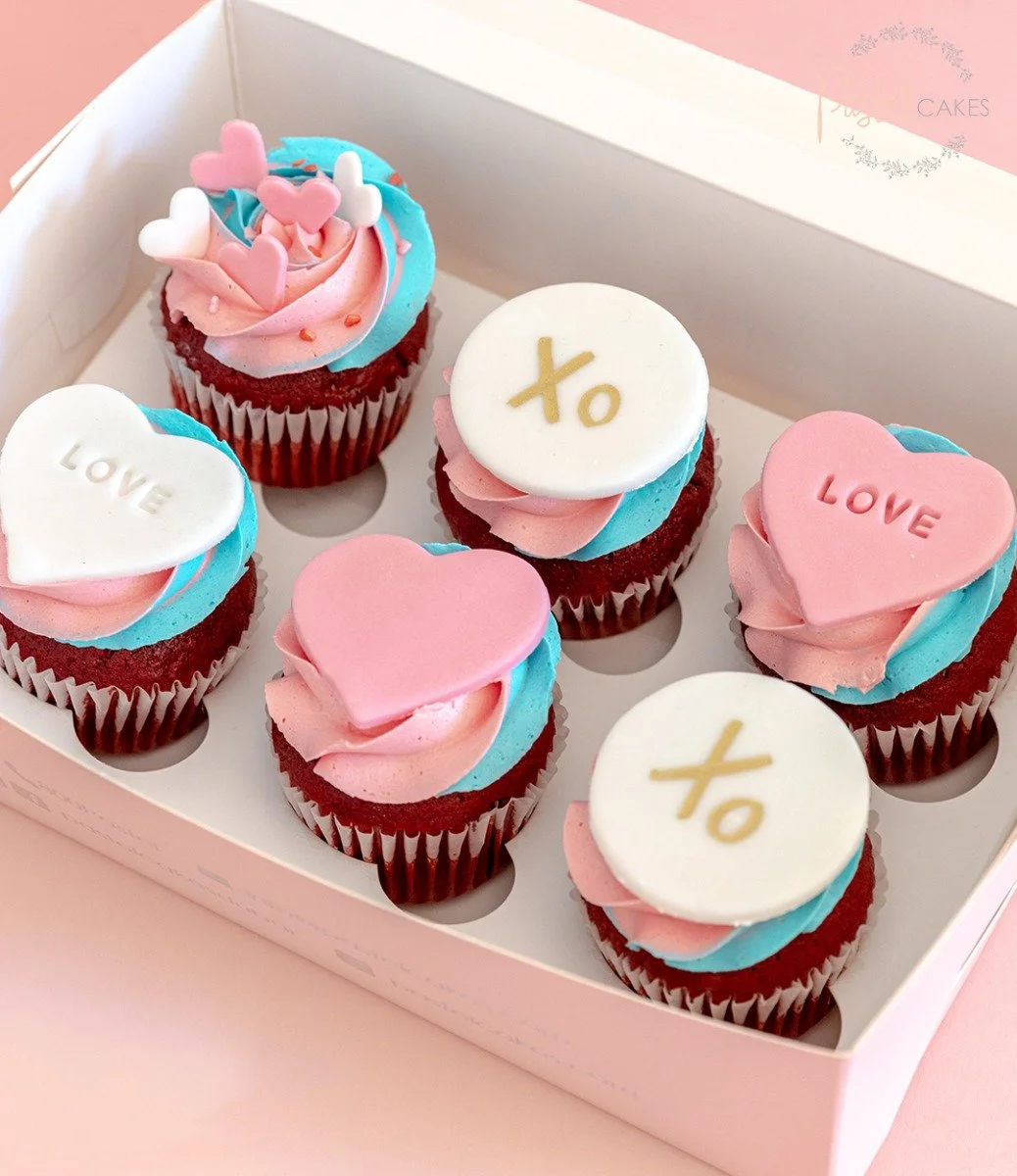 Valentine's Red Velvet Cupcakes By Pastel Cakes 2