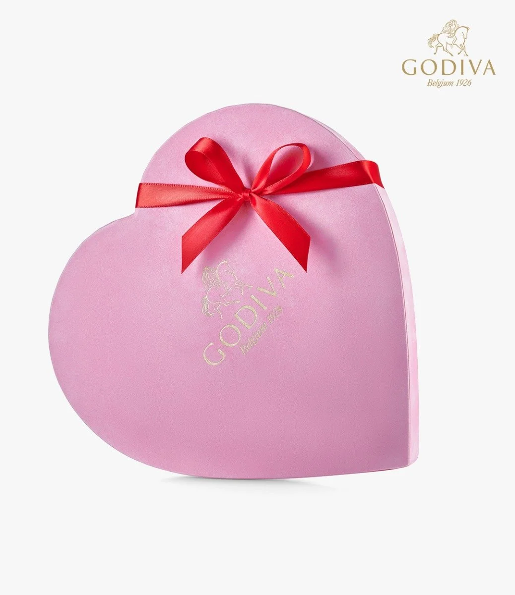 Velvet Pink Coeur 12 Pc Box By Godiva