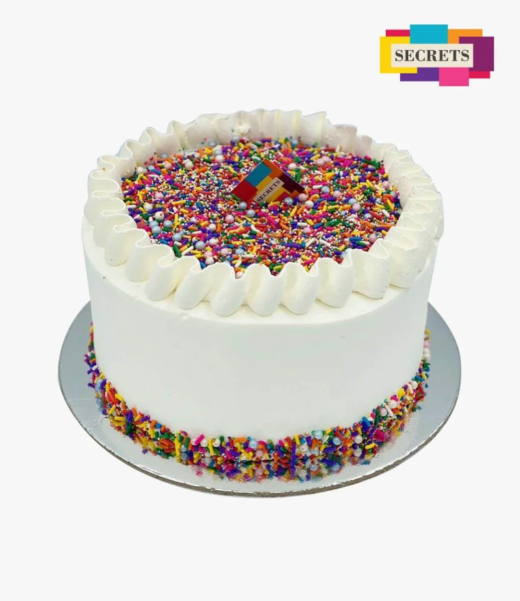 White Sprinkles Cake by Secrets