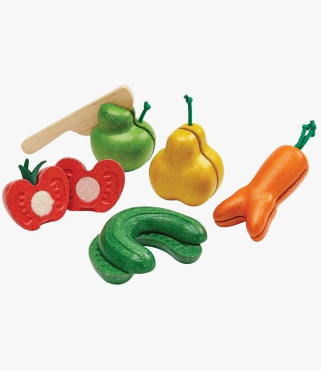 Wonky Fruit & Vegetables By Plan Toys
