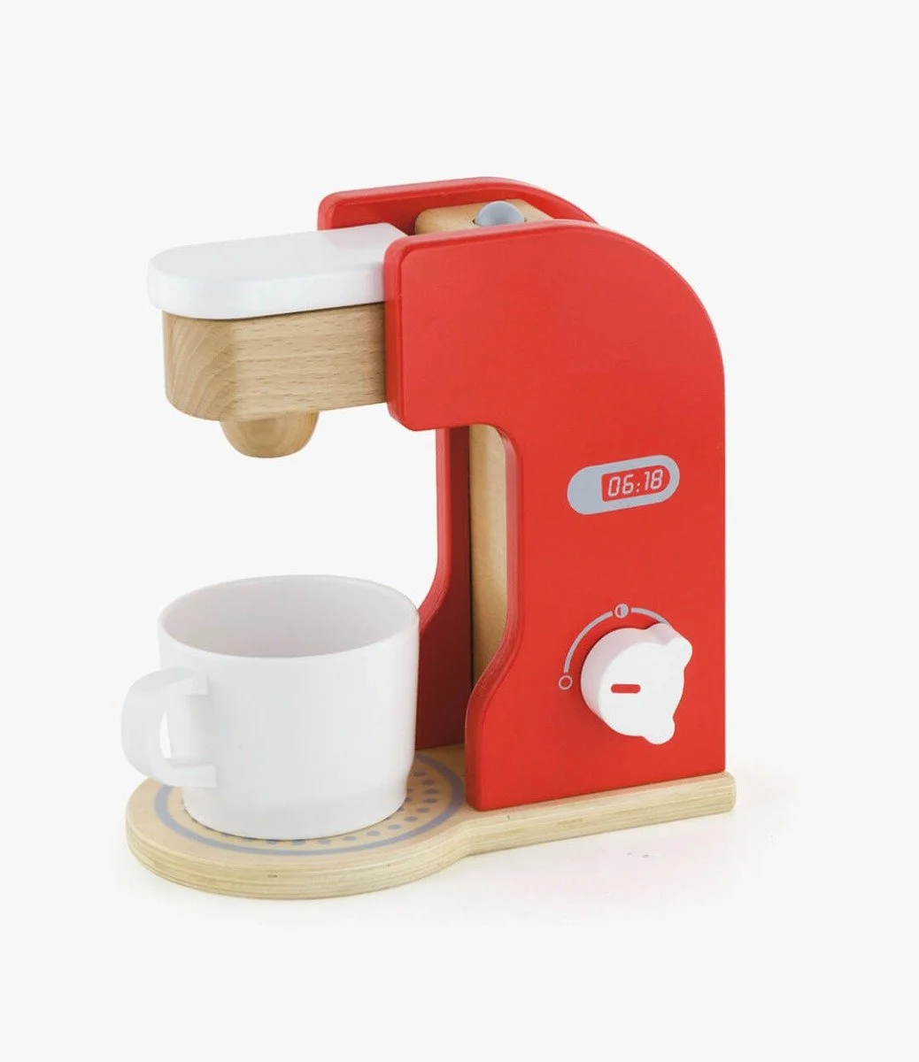 لعبة ماكينة صنع القهوة الخشبية من فيجا