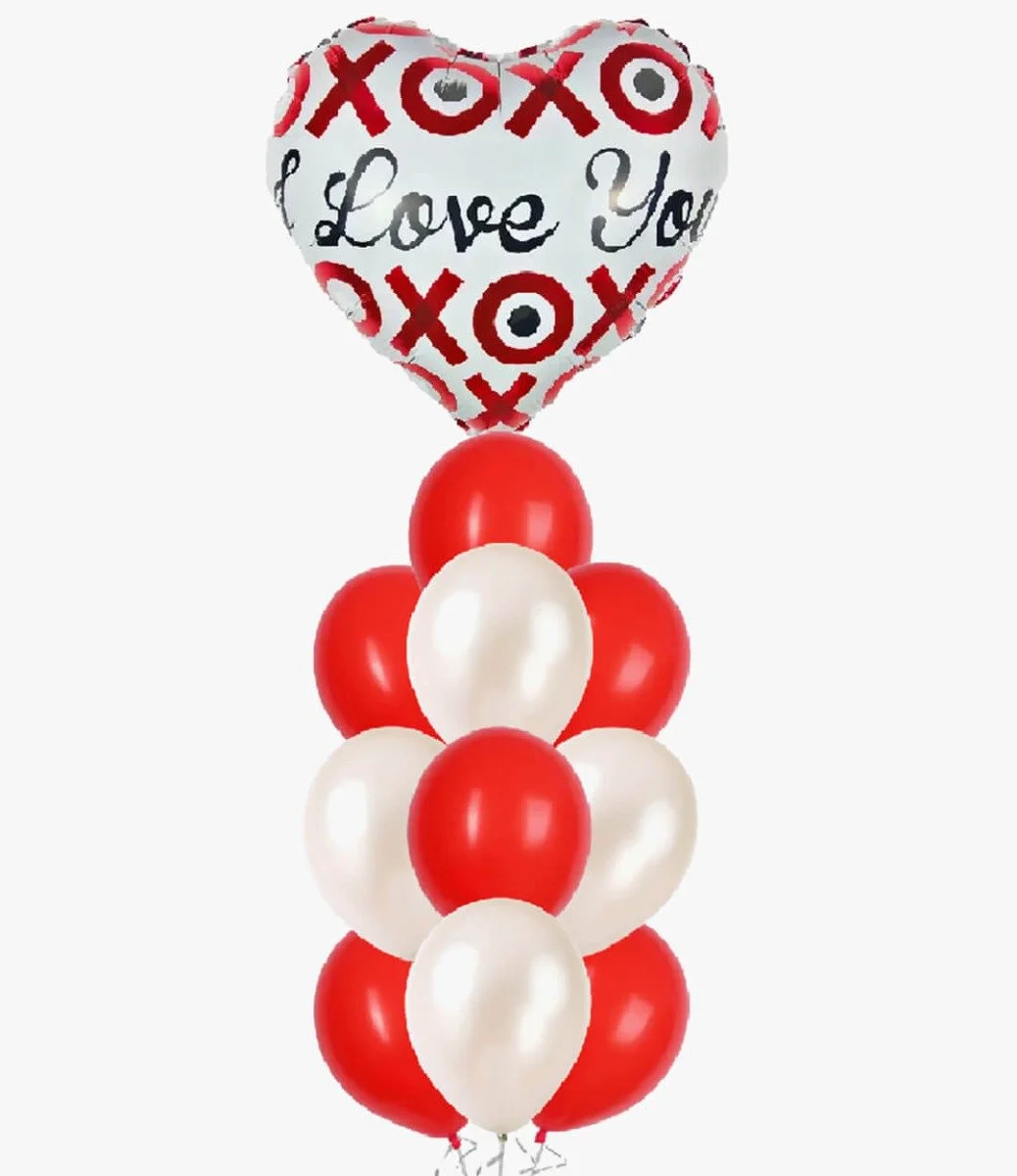XOXO Balloon Bouquet