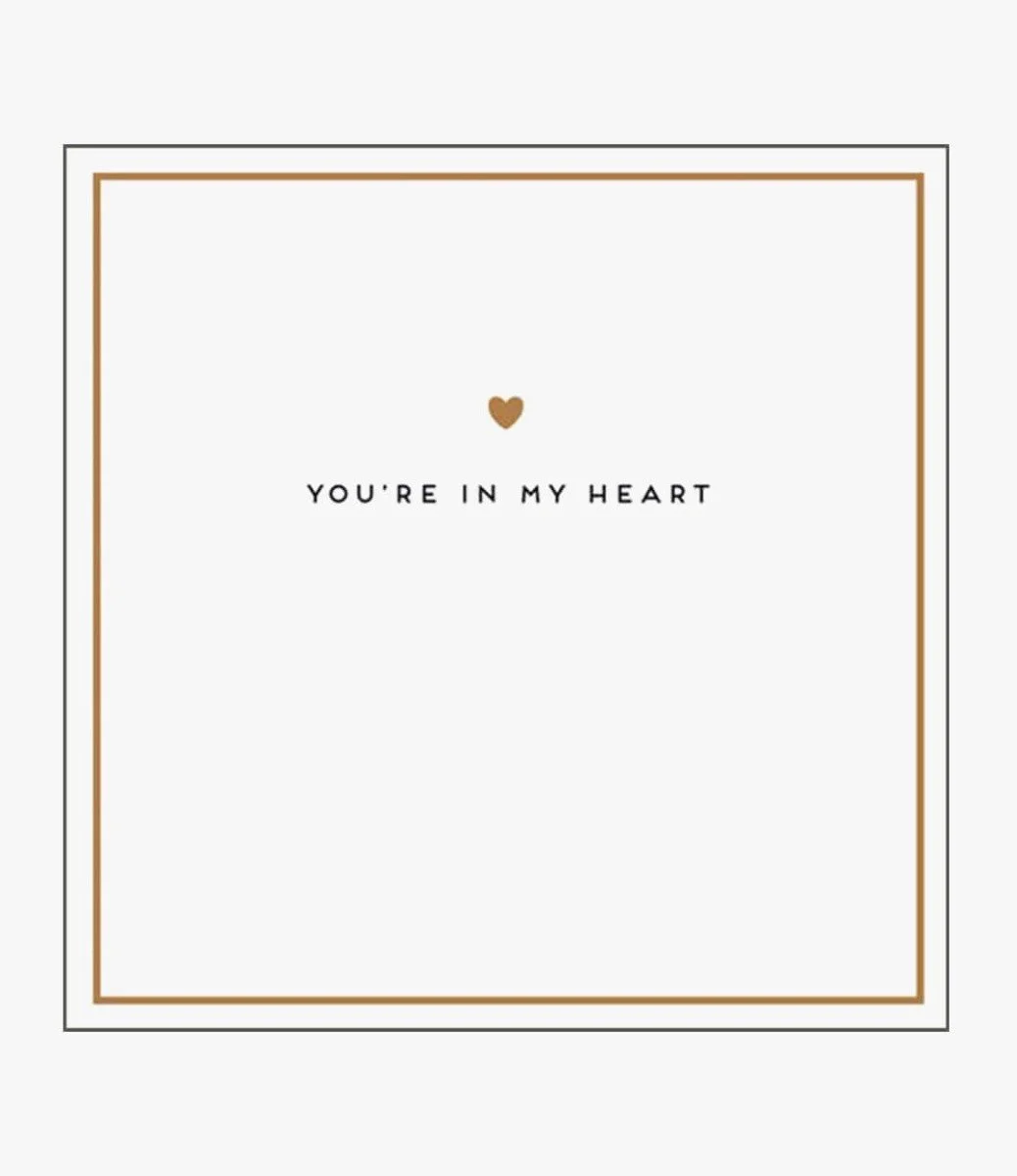 You're In My Heart Greeting Card by Alice Scott