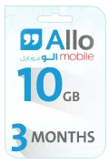 Allo Data Recharge Card - 10 GB for 3 Months