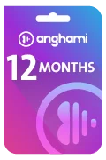 Anghami Plus Subscription Gift Card - 12 Months