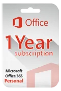 Microsoft Office 365 (Personal) Subscription - 1 Year