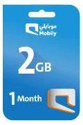 Mobily Data Recharge Card - 2 GB for 1 Month