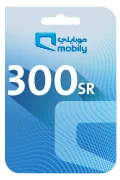 بطاقة شحن موبايلي - 300 ريال سعودي
