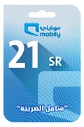 Mobily Recharge Card - SAR 21