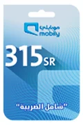 Mobily Recharge Card - SAR 315