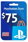 PlayStation Store Gift Card - USD 75