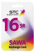 Sawa Recharge Card - SAR 16