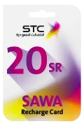 Sawa Recharge Card - SAR 20