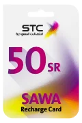 Sawa Recharge Card - SAR 50