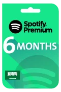 Spotify Premium Membership Gift Card - 6 Months