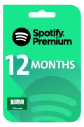 Spotify Premium Membership Gift Card - 12 Months