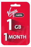 Virgin Data Recharge Card - 1 GB for 1 Month