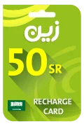 Zain Mobile Recharge Card - SAR 50
