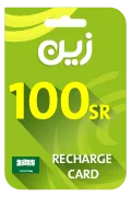 Zain Mobile Recharge Card - SAR 100