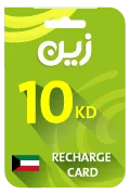 Zain Mobile Recharge Card - KWD 10