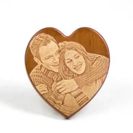 Customized Engraved Wooden Heart