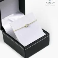 Yellow Gold & Diamond Bracelet By AROY