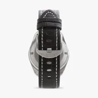 Black Patented Leather Strap Watch by ATOP 