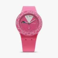 Pink Rubber Strap Watch by ATOP 