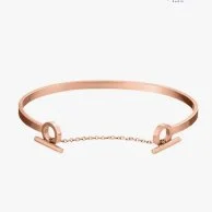 Pink Open Rigid Bracelet by Agatha 