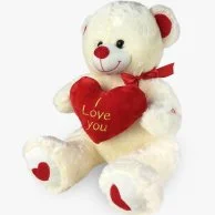 Love in the Air White Teddy Bear 