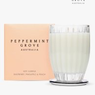 Raspberry, Pineapple & Peach Small Candle from Peppermint Grove 