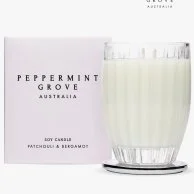 Patchouli & Bergamot Extra Large Candle from Peppermint Grove 