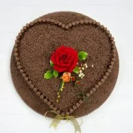 Heart Chocolate Cake 