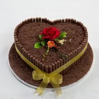 Heart Chocolate Cake 