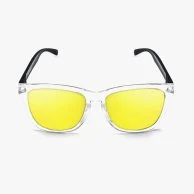 Bright White Total Colour Yellow Sunglasses by emoji® 