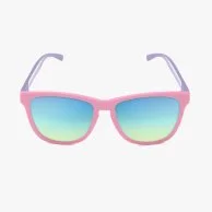 نظارات شمسية باللونين الأزرق والوردي وصورة وحيد القرن من إيموجي 