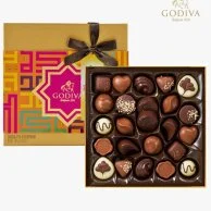 صندوق شوكولاتة العيد من جوديفا (24 قطعة) 
