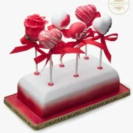 Valentine's Cake Pops by Chateau Blanc 